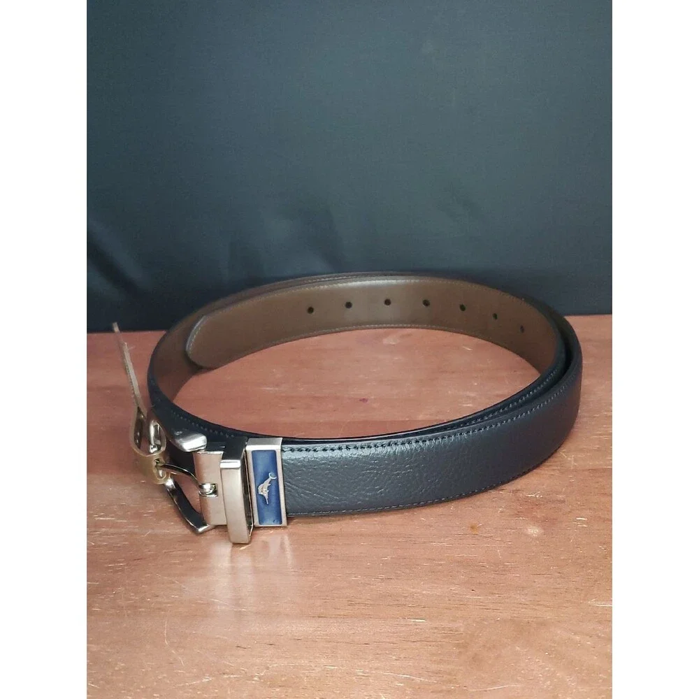Tommy Bahama Marlin Logo Men's Reversible Dress Belt 38/40